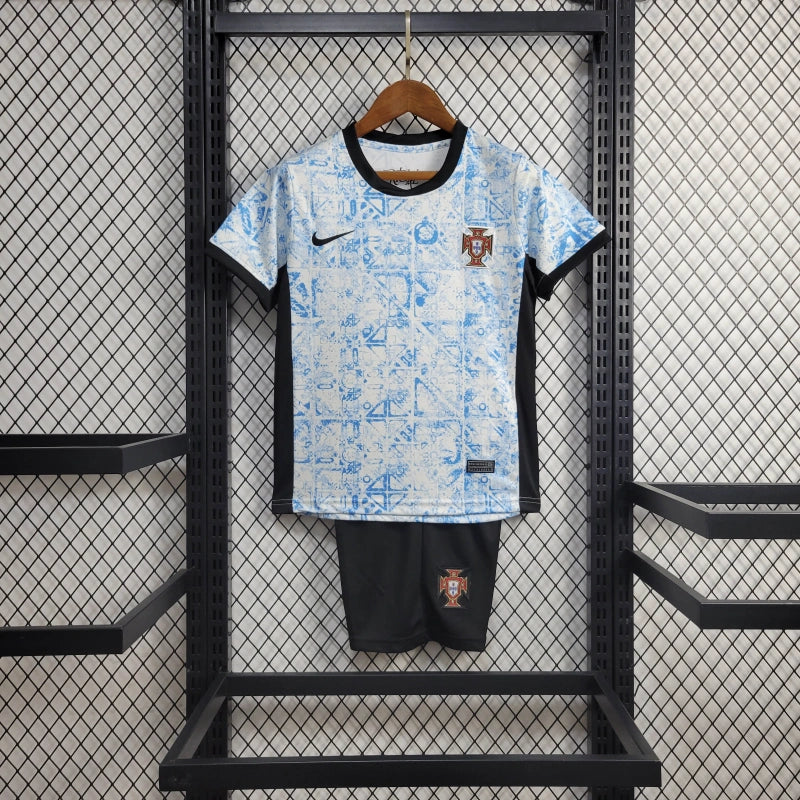 Kit Infantil Portugal Away 24/25 - Lançamento