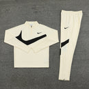 Conjunto de Treino Nike Dri-Fit Swoosh 24/25 - Bege - Lançamento