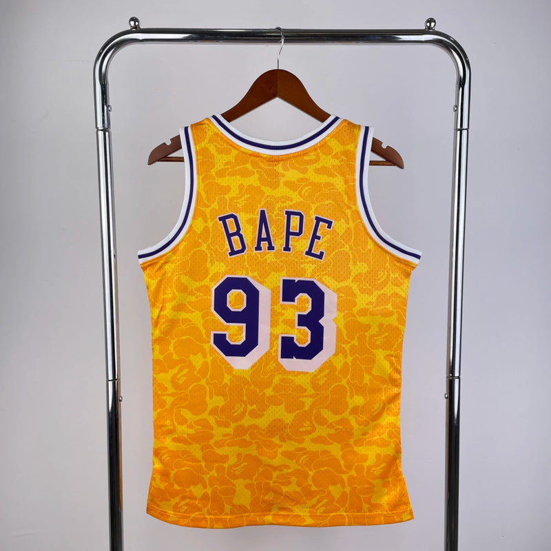Regata NBA Lakers 93 BAPE×M&N - Hardwood Classics