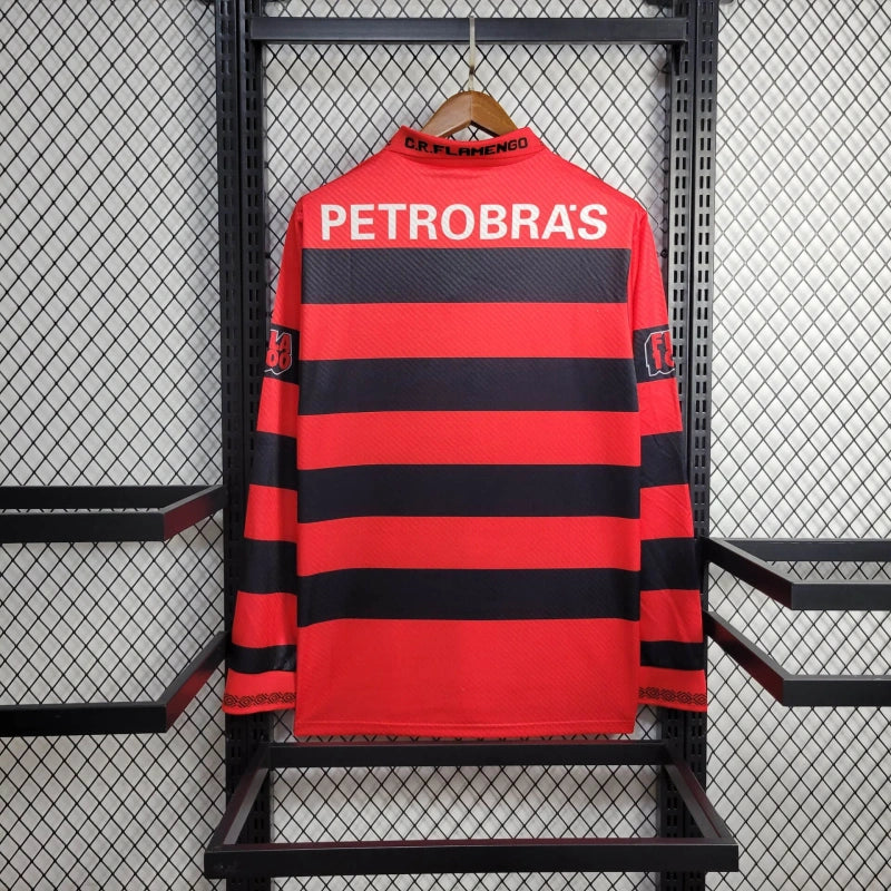 Camisa Flamengo Home 94/95 - Versão Retro - Manga Comprida