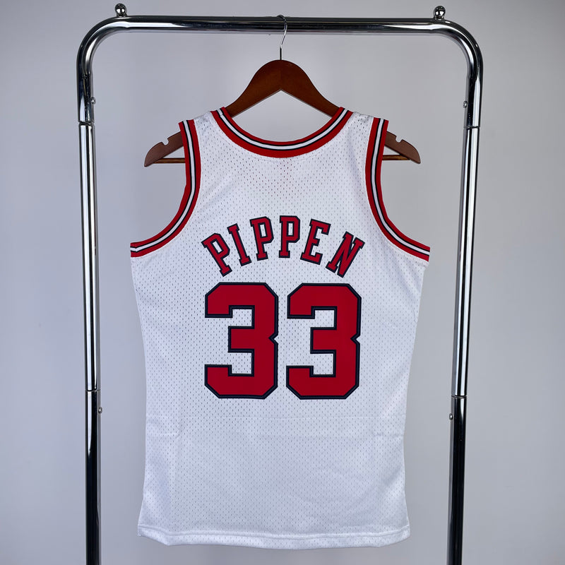 Regata NBA Chicago Bulls 97/98 - White Hardwood - M&Ness