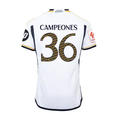 Camisa Real Madrid Home 23/24 - Patchs La Liga