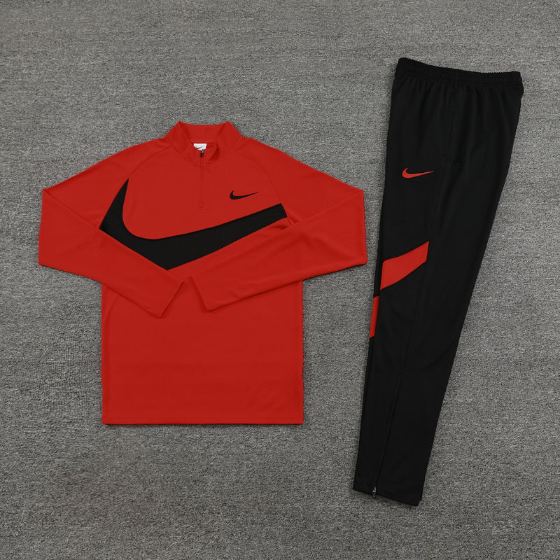 Conjunto de Treino Nike Dri-Fit Swoosh 24/25 - Vermelho - Lançamento