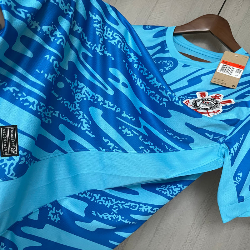 Camisa Corinthians Goleiro 24/25 Azul - Nike Torcedor - Lançamento