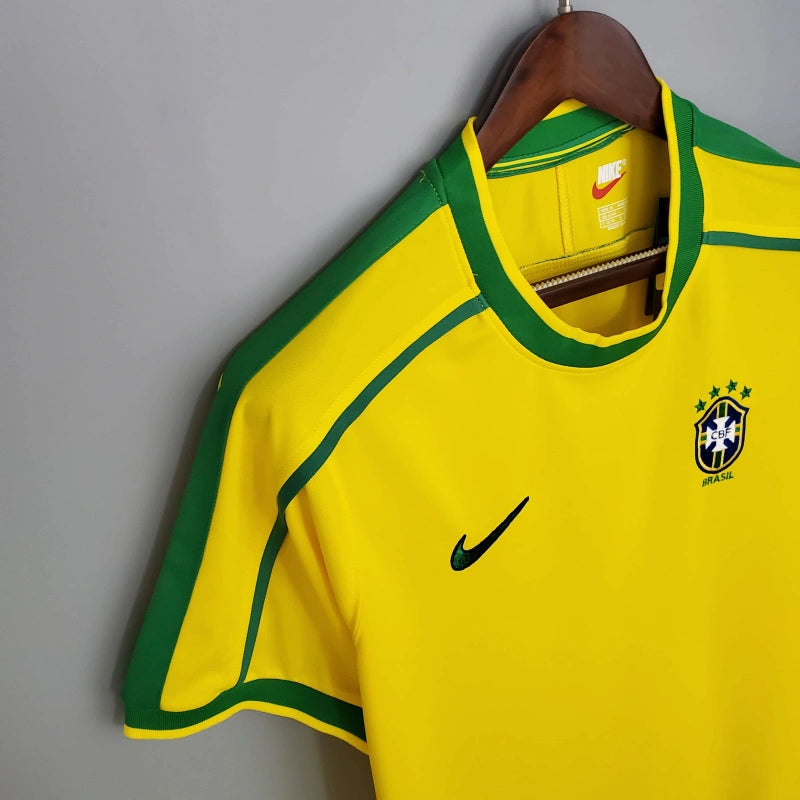 Camisa Brasil Home 1998 - Versão Retro