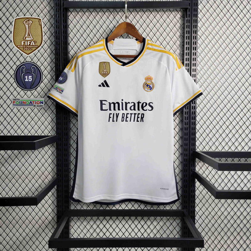Camisa Real Madrid Home 23/24 - Adidas Torcedor Masculina