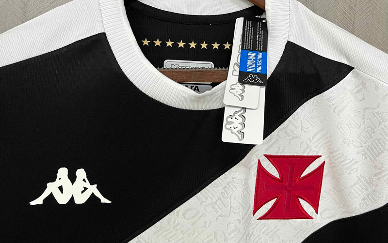 Camisa Vasco Home 24/25 - Kappa Manga comprida - Lançamento