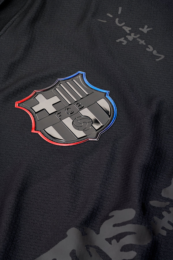 Camisa Barcelona Away x Travis Scott 25/26 - Nike Torcedor Masculina - Lançamento