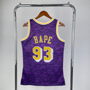 Regata NBA Lakers 93 BAPE×M&N - Purple Hardwood Classics