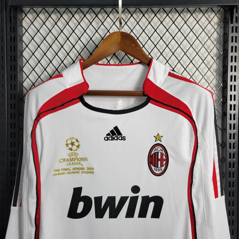 Camisa Milan Reserva 06/07 - Versão Retro - Manga Comprida