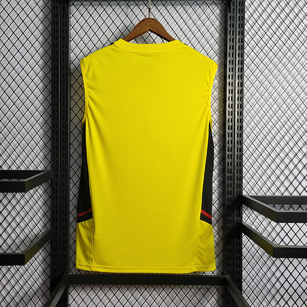 Regata Flamengo Treino 21/22 - Adidas Torcedor Masculina - Amarelo