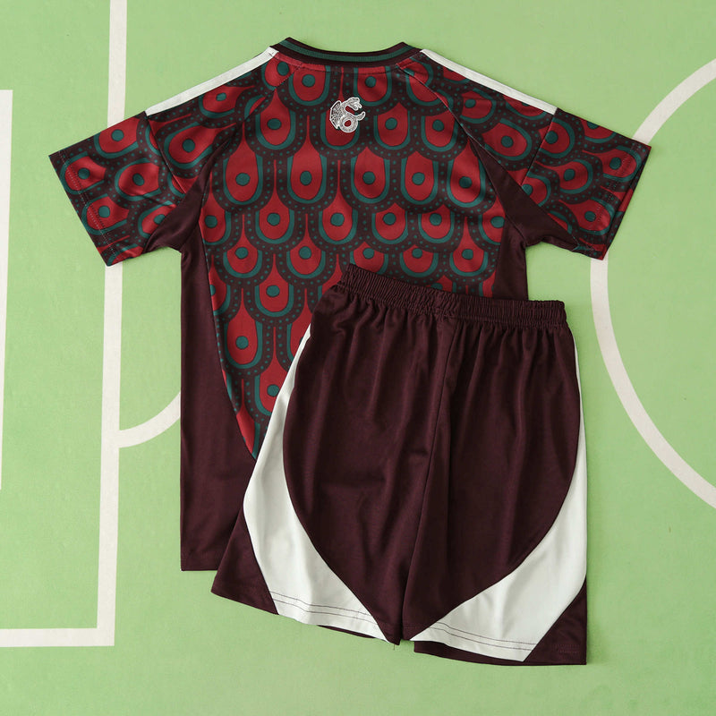 Kit Infantil México Home 24/25 - Lançamento