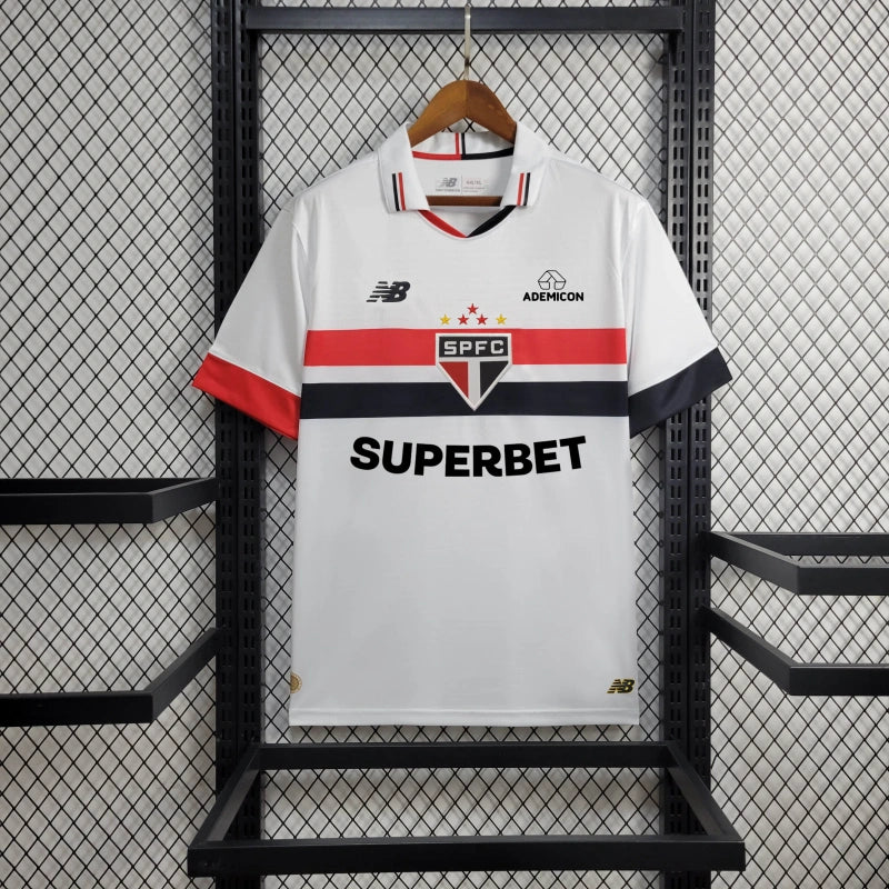 Camisa São Paulo Titular 24/25 - NB Torcedor Masculina - Lançamento