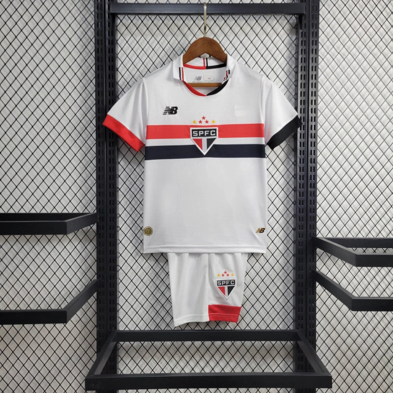 Kit Infantil São Paulo Titular 24/25 - Lançamento