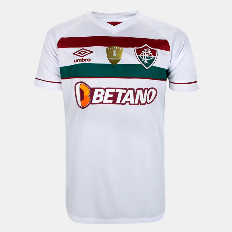 Camisa Fluminense Away 23/24 + Patch Campeão Libertadores - Umbro Torcedor Masculina