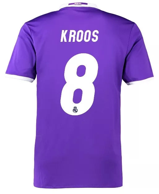 Camisa Real Madrid Away 16/17 - Kroos 8 - Retro