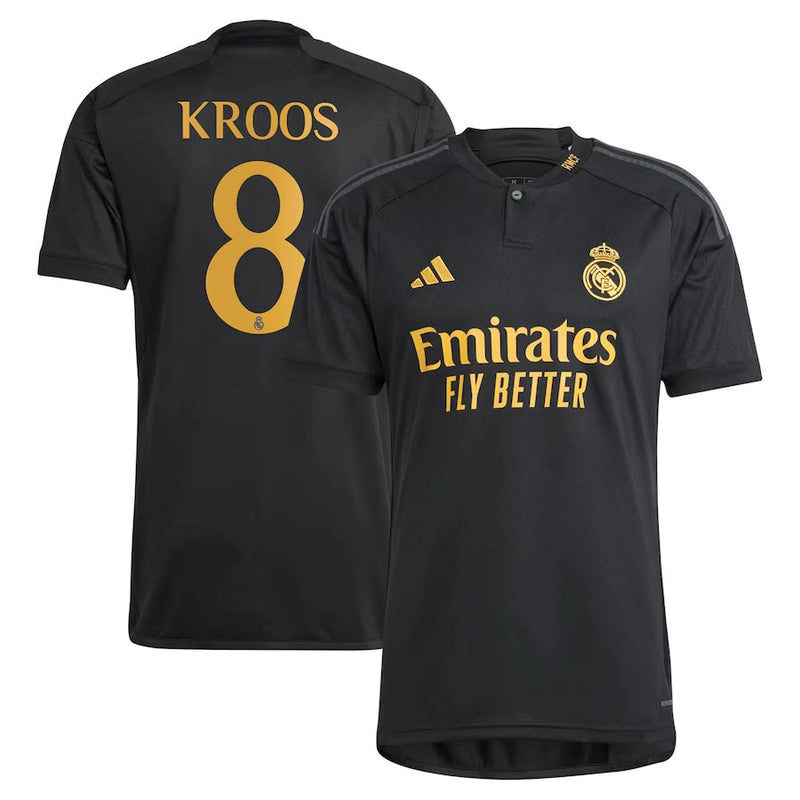 Camisa Real Madrid Third 23/24 - Kroos 8 - Torcedor Masculino