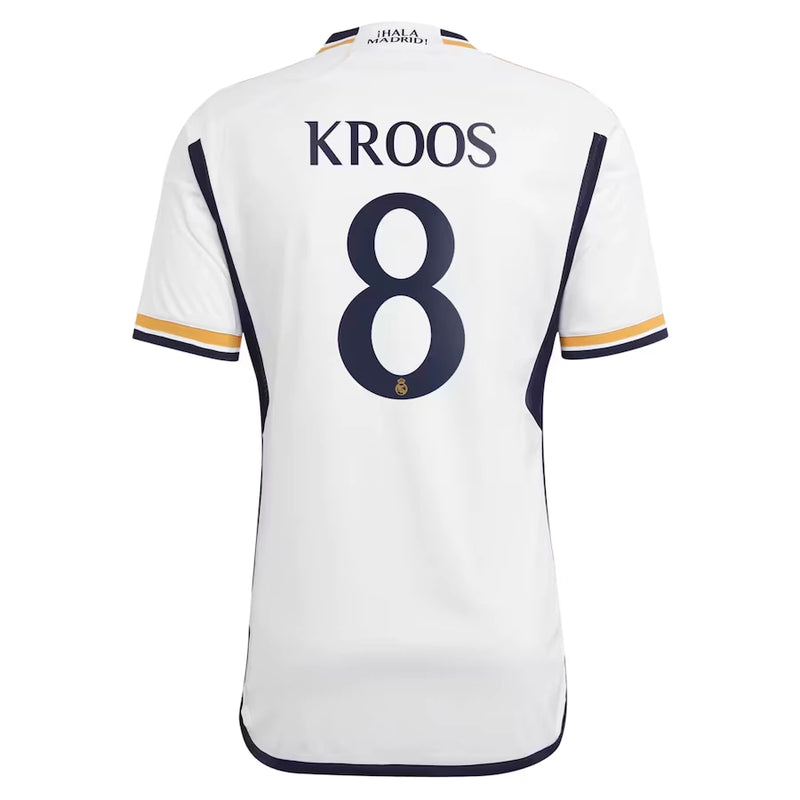 Camisa Real Madrid Home 23/24 - Kroos 8 - Torcedor Masculino