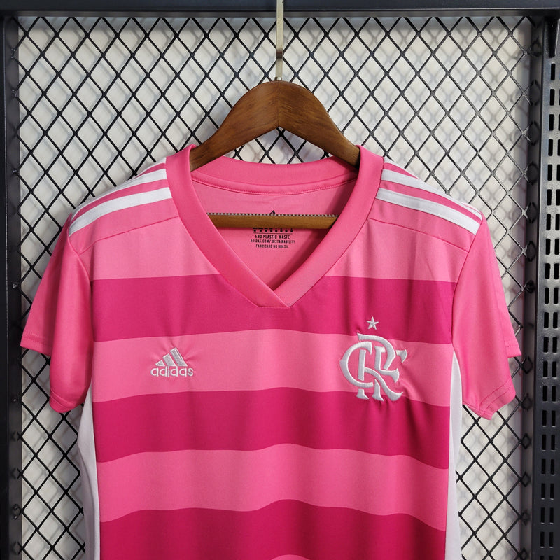 Camisa Flamengo Edição Outubro Rosa 22/23 - Versão Feminina
