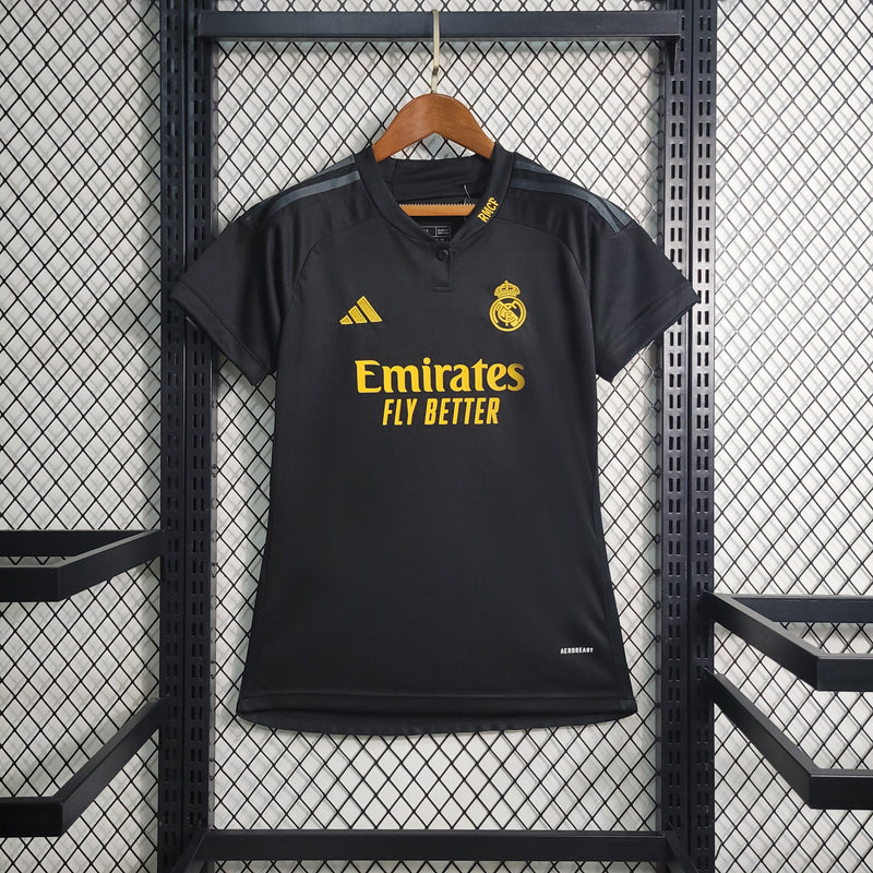 Camisa Real Madrid III 23/24 - Adidas Torcedor Feminina