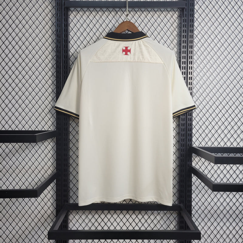 Camisa Vasco Goleiro 22/23 - Kappa Torcedor Masculina - Offwhite