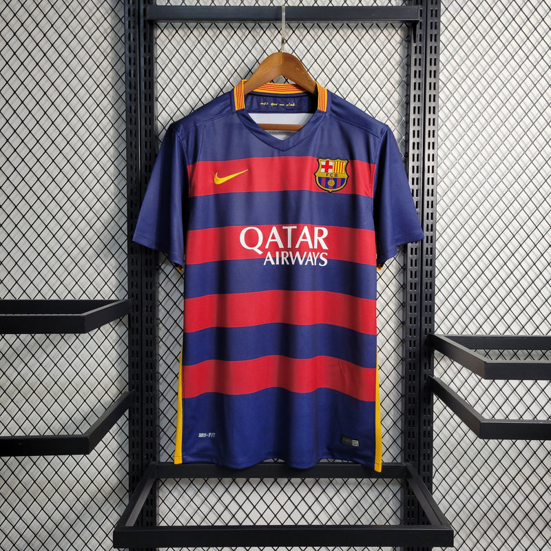 Camisa Barcelona Titular 15/16 - Versão Retrô