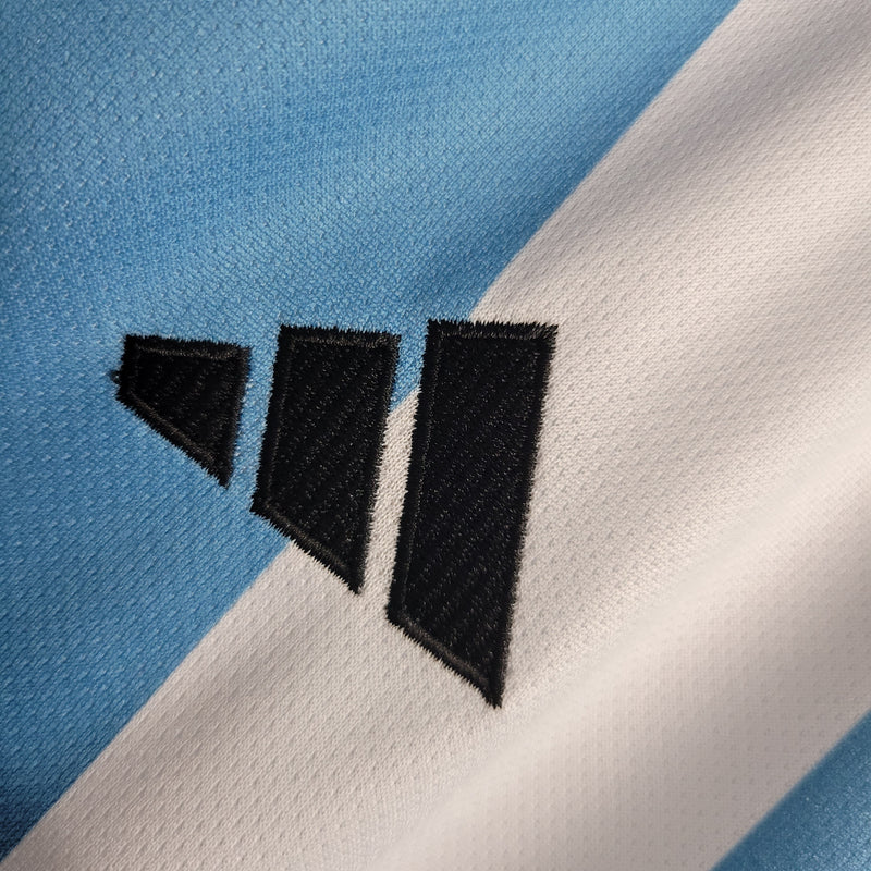 Camisa Argentina Home 23/24 3 Estrelas - Adidas Torcedor Masculina
